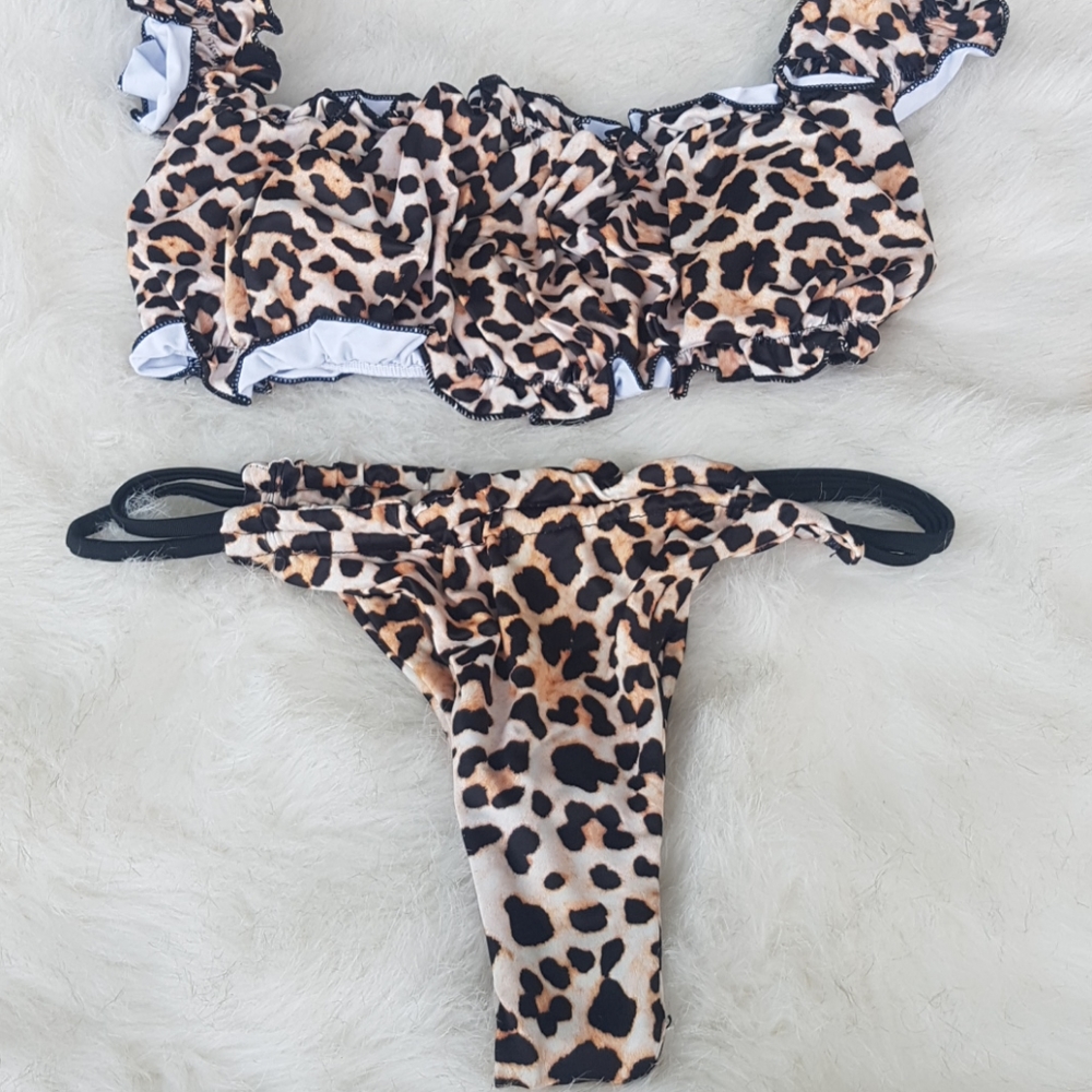 New Leopard print bikini - Picture 3 of 5